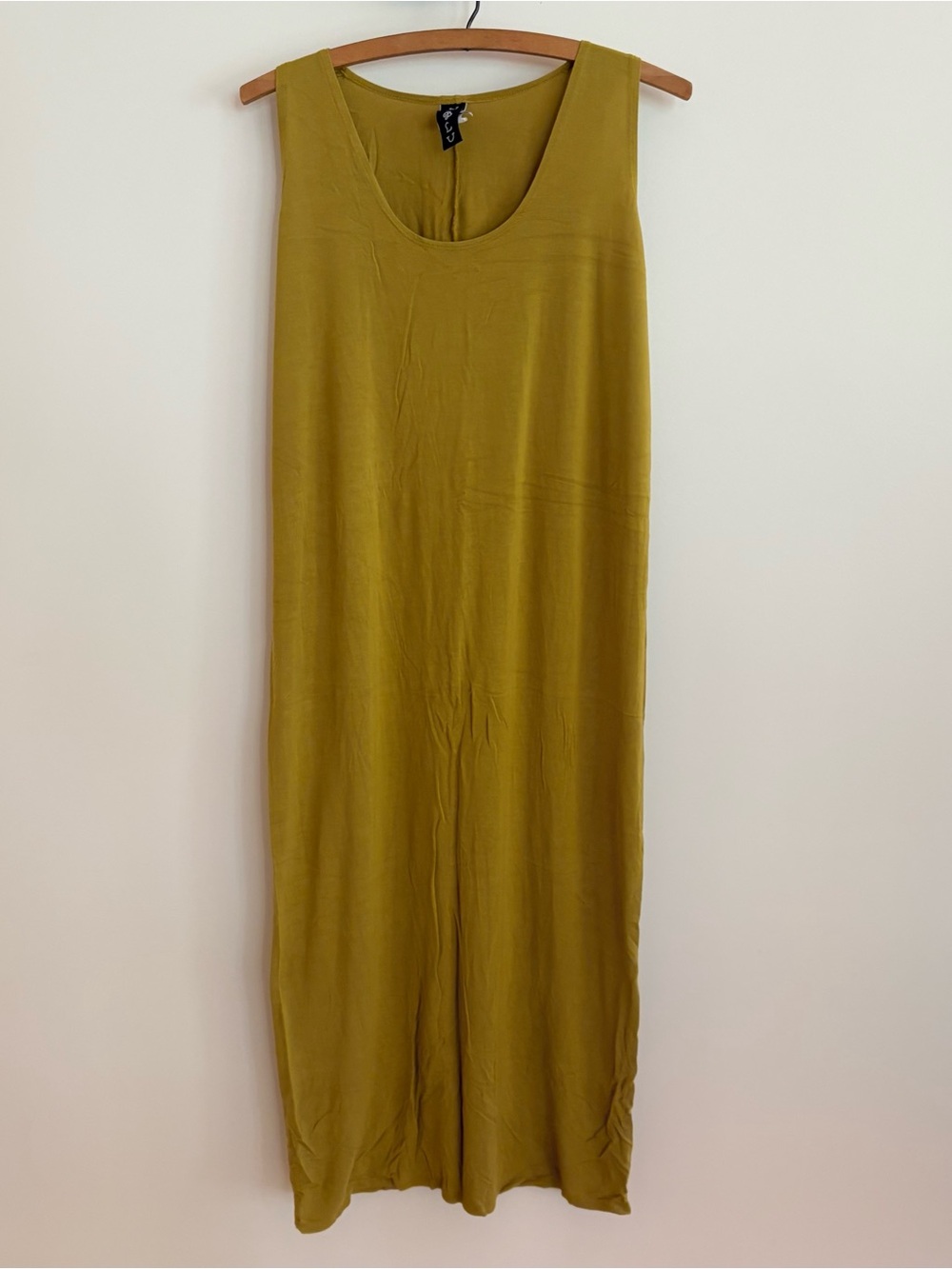 Noblu Chartreuse Sleeveless Maxi Dress